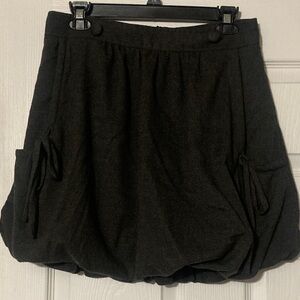 ⭐️⭐️Dark Gray Bubble Skirt with Pockets - size medium